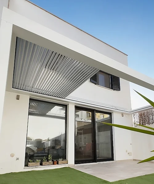 pérgola bioclimática abierta