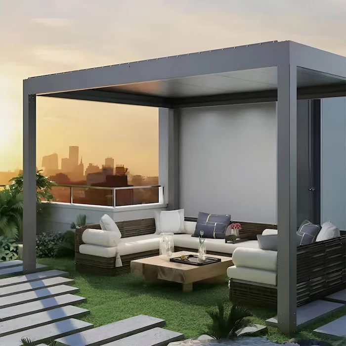 pérgolas bioclimáticas jardines